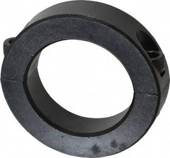 Climax Metal Products - 40mm Bore, Steel, Two Piece Shaft Collar - 2-3/8" Outside Diam - Benchmark Tooling