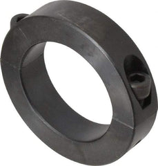Climax Metal Products - 55mm Bore, Steel, Two Piece Shaft Collar - 3-1/4" Outside Diam - Benchmark Tooling