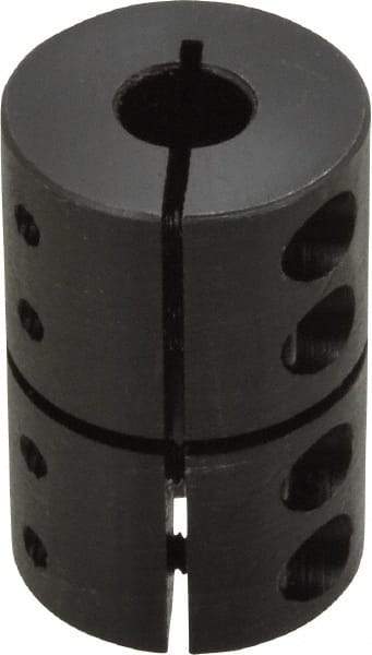 Climax Metal Products - 3/8" Inside x 1-1/16" Outside Diam, Rigid Coupling without Keyway - 1-5/8" Long - Benchmark Tooling