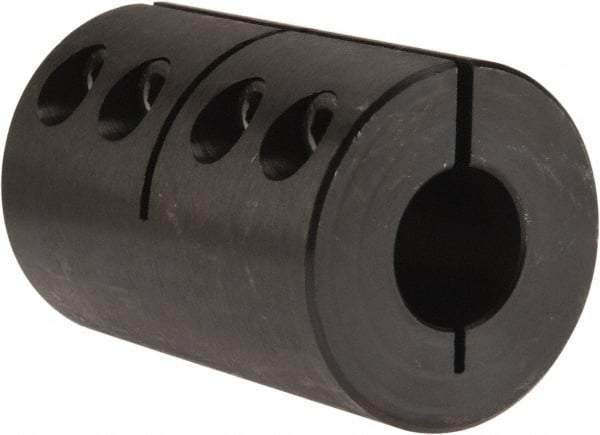 Climax Metal Products - 3/4" Inside x 1-3/4" Outside Diam, Rigid Coupling without Keyway - 2-5/8" Long - Benchmark Tooling