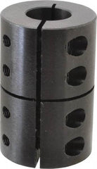 Climax Metal Products - 7/8" Inside x 1-7/8" Outside Diam, Rigid Coupling without Keyway - 2-7/8" Long - Benchmark Tooling