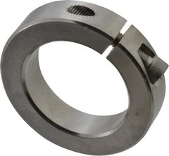 Climax Metal Products - 2" Bore, Stainless Steel, One Piece Clamp Collar - 3" Outside Diam, 11/16" Wide - Benchmark Tooling