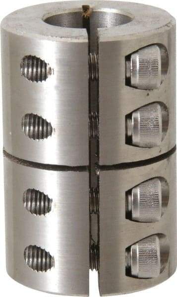 Climax Metal Products - 3/4" Inside x 1-1/2" Outside Diam, One Piece Split Clamping Collar - 2-1/4" Long - Benchmark Tooling