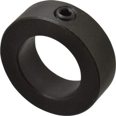 Climax Metal Products - 1-5/16" Bore, Steel, Set Screw Shaft Collar - 2-1/8" Outside Diam, 11/16" Wide - Benchmark Tooling
