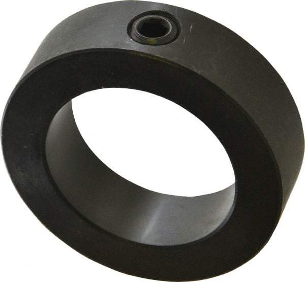 Climax Metal Products - 2" Bore, Steel, Set Screw Shaft Collar - 3" Outside Diam, 7/8" Wide - Benchmark Tooling