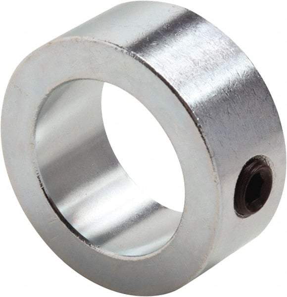 Climax Metal Products - 2-1/16" Bore, Steel, Set Screw Shaft Collar - 3" Outside Diam, 7/8" Wide - Benchmark Tooling