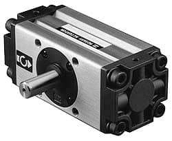 SMC PNEUMATICS - 10" Stroke x 5/8" Bore Double Acting Air Cylinder - 10-32 Port - Benchmark Tooling