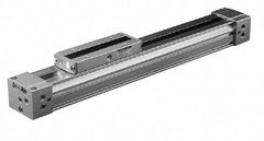 SMC PNEUMATICS - 600mm Stroke x 40mm Bore Double Acting Air Cylinder - 1/4 Port - Benchmark Tooling