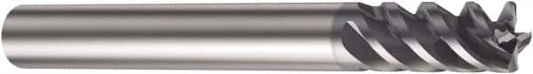 Sandvik Coromant - 1/4", 1/2" LOC, 1/4" Shank Diam, 3" OAL, 4 Flute, Solid Carbide Square End Mill - Single End, Spiral Flute, 50° Helix, Centercutting, Right Hand Cut, Right Hand Flute, Series CoroMill Plura - Benchmark Tooling