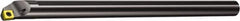 Sandvik Coromant - 23.6mm Min Bore Diam, 10" OAL, 3/4" Shank Diam, E-SCLC Indexable Boring Bar - CCMT 32.52 Insert, Screw Clamping Holding Method - Benchmark Tooling