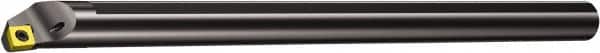 Sandvik Coromant - 15.2mm Min Bore Diam, 8" OAL, 1/2" Shank Diam, E-SCLC Indexable Boring Bar - CCMT 21.51 Insert, Screw Clamping Holding Method - Benchmark Tooling
