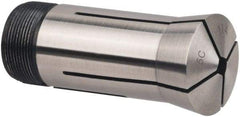Interstate - 3/8 Inch 5C Square Collet - 3.28" Overall Length, 1.041-24 Internal Thread Size, Steel, 0.0039 Inch TIR - Exact Industrial Supply