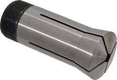 Interstate - 1/4 Inch 5C Square Collet - 3.28" Overall Length, 1.041-24 Internal Thread Size, Steel, 0.0032 Inch TIR - Exact Industrial Supply