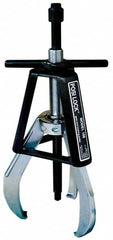 Posi Lock Puller - 12" Spread, 17 Ton Capacity, Puller - 8" Reach, 16-1/4" Long, For Bearings, Gears & Pulleys - Benchmark Tooling