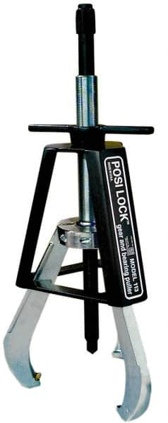 Posi Lock Puller - 18" Spread, 30 Ton Capacity, Puller - 12" Reach, 27" Long, For Bearings, Gears & Pulleys - Benchmark Tooling