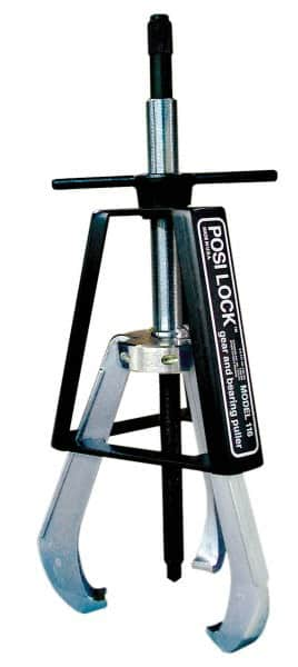 Posi Lock Puller - 25" Spread, 40 Ton Capacity, Puller - 14" Reach, 32" Long, For Bearings, Gears & Pulleys - Benchmark Tooling