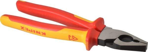 Knipex - 9" OAL, 9/16" Capacity, Lineman's - 1-5/8" Jaw Length x 1-3/16" Jaw Width - Benchmark Tooling