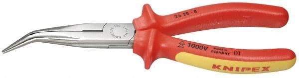 Knipex - 8" OAL, Cutting Pliers - 2-11/16" Jaw Length x 11/16" Jaw Width - Benchmark Tooling