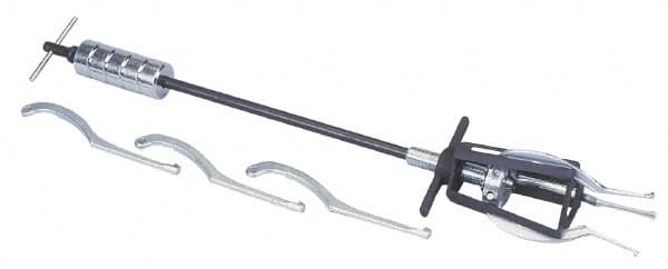 Posi Lock Puller - 5 Piece, 5 Ton Capacity, 9/16 to 5-1/4" Spread, Slide Hammer Set - 3 Jaws, 6" Reach - Benchmark Tooling