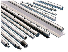 Thomson Industries - 3/8" Diam, 3' Long, Stainless Steel Standard Round Linear Shafting - 50-55C Hardness, .3745/.3740 Tolerance - Benchmark Tooling