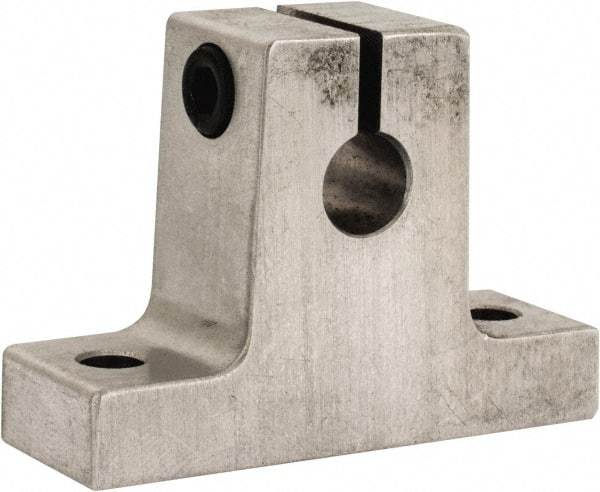 Thomson Industries - 1/4" Diam, Aluminum Alloy Shaft Support - Plain Shafting - Benchmark Tooling