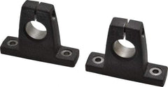 Thomson Industries - 3/4" Diam, Malleable Iron Alloy Shaft Support - Plain Shafting - Benchmark Tooling