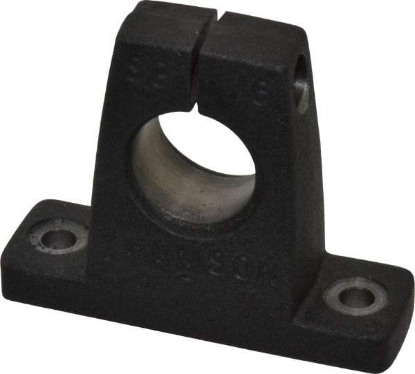 Thomson Industries - 1" Diam, Malleable Iron Alloy Shaft Support - Plain Shafting - Benchmark Tooling