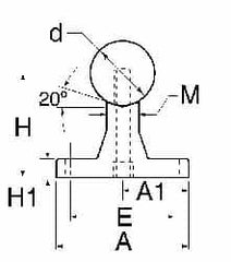 Thomson Industries - 1-1/4" Shaft Diam, 2-1/2" Base Width, Stainless Steel Shaft, Aluminum Rail, Round Shaft Assemblies - 48" Long, 0.56" Neck Width - Benchmark Tooling