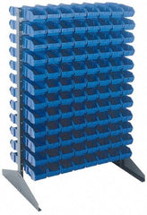 Quantum Storage - 500 Lb Capacity, 24" Deep x 36" Wide x 53" High, Steel Pick Rack - 2 Sides, 192 Yellow Polyethylene/Polypropylene Bins - Benchmark Tooling