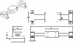 Thomson Industries - Manually Driven Linear Motion System - 36" Long x 2.13" Wide - Benchmark Tooling