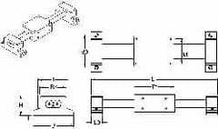 Thomson Industries - Manually Driven Linear Motion System - 24" Long x 1-3/4" Wide - Benchmark Tooling