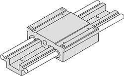 Thomson Industries - Manually Driven Linear Motion System - 24" Long x 2.63" Wide - Benchmark Tooling