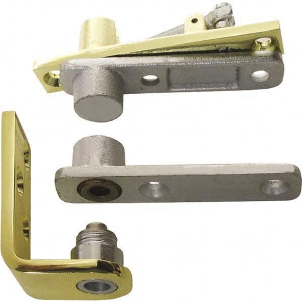 Stanley - Pivot Hinges Finish/Coating: Satin Chrome Material: Brass - Benchmark Tooling