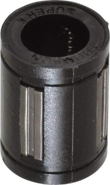 Thomson Industries - 3/8" ID, 100 Lb Dynamic Load Capacity, Closed Linear Bearing - 5/8" OD - Benchmark Tooling