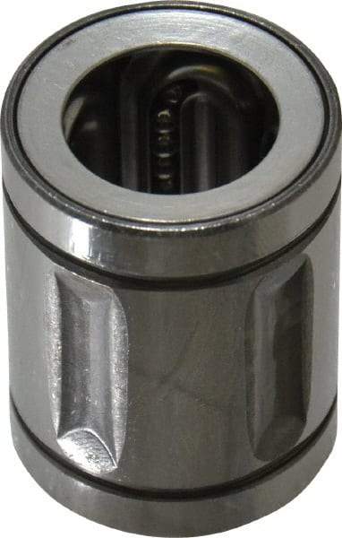 Thomson Industries - 3/4" ID, 200 Lb Dynamic Load Capacity, Closed Linear Bearing - 1-1/4" OD - Benchmark Tooling