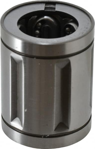 Thomson Industries - 1-1/4" ID, 520 Lb Dynamic Load Capacity, Closed Linear Bearing - 2" OD - Benchmark Tooling