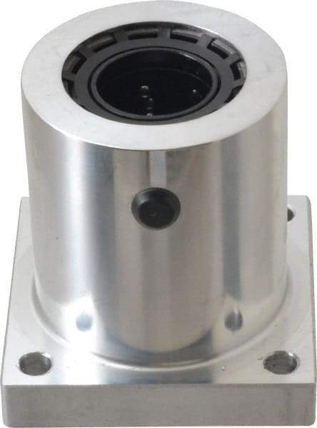 Thomson Industries - 2.13" Inside Diam, 1050/2100 Lbs. Dynamic Capacity, Single Flanged Pillow Block Linear Bearing - 2-3/4" Overall Width - Benchmark Tooling