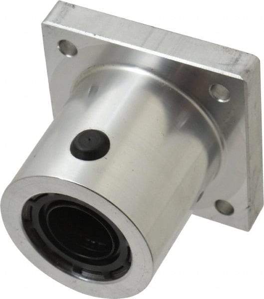 Thomson Industries - 1-3/4" Inside Diam, 600/1200 Lbs. Dynamic Capacity, Single Flanged Pillow Block Linear Bearing - 2.38" Overall Width - Benchmark Tooling