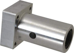 Thomson Industries - 1-3/4" Inside Diam, 1130/2260 Lbs. Dynamic Capacity, Twin Flanged Pillow Block Linear Bearing - 2.38" Overall Width - Benchmark Tooling