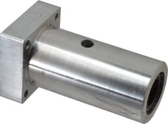 Thomson Industries - 1" Inside Diam, 1900/3800 Lbs. Dynamic Capacity, Twin Flanged Pillow Block Linear Bearing - 2-3/4" Overall Width - Benchmark Tooling