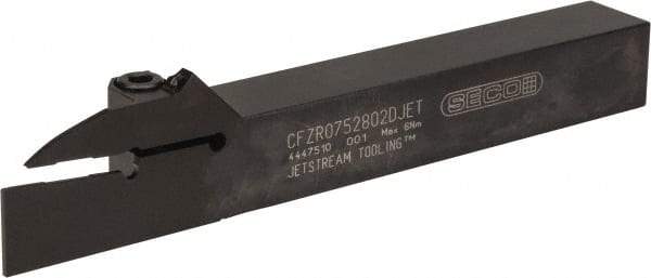 Seco - CFZR, Right Hand Cut, 3/4" Shank Height x 3/4" Shank Width, Indexable Turning Toolholder - 6" OAL, LC.. 2802.. Insert Compatibility, Series Multi-Directional Turning (MDT) - Benchmark Tooling