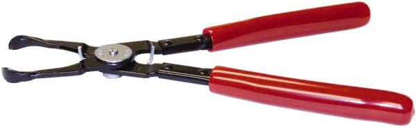 Mag-Mate - 9-3/4" OAL, Push Pin Pliers - Straight Jaw, Vinyl Coated Handles - Benchmark Tooling