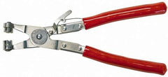 Mag-Mate - 9" OAL, Hose Clamp Pliers - Straight Jaw, Vinyl Coated Handles - Benchmark Tooling