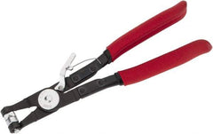 Mag-Mate - 9" OAL, Hose Clamp Pliers - Straight Jaw, Vinyl Coated Handles - Benchmark Tooling