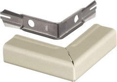 Hubbell Wiring Device-Kellems - 2.59 Inch Long x 0.9 Inch Wide x 2.59 Inch High, Raceway Elbow End - Ivory, For Use with HBL500 Series Raceways and HBL750 Series Raceways - Benchmark Tooling