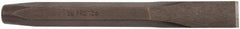 Proto - 12" OAL x 1" Blade Width Cold Chisel - 1" Tip, 7/8" Stock, Steel Handle - Benchmark Tooling