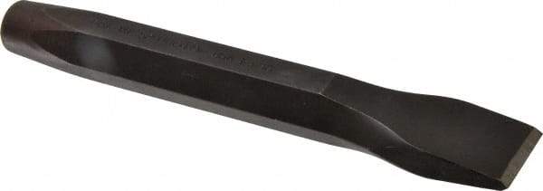 Proto - 8-1/4" OAL x 1-3/16" Blade Width Cold Chisel - 1-3/16" Tip, 1" Stock, Steel Handle - Benchmark Tooling