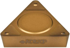 Sumitomo - TPMT221 ENF Grade AC820P Carbide Turning Insert - 60° Triangle, 1/4" Inscr Circle, 1/8" Thick, 1/64" Corner Radius - Benchmark Tooling