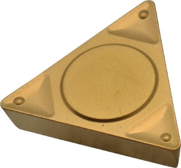 Sumitomo - TPMR432 ENF Grade AC820P Carbide Turning Insert - 60° Triangle, 1/2" Inscr Circle, 3/16" Thick, 1/32" Corner Radius - Benchmark Tooling