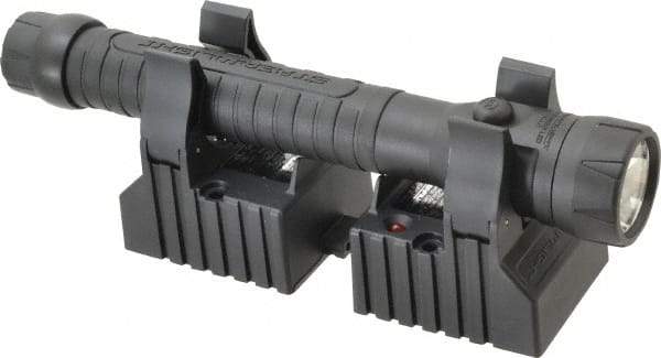 Streamlight - White LED Bulb, 130 Lumens, Industrial/Tactical Flashlight - Black Plastic Body, 1 NiCad Battery Included - Benchmark Tooling